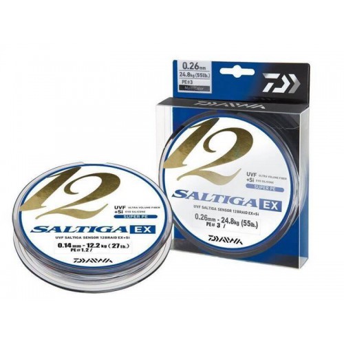 DAIWA SALTIGA 12 BRAID EX+SI 600M.