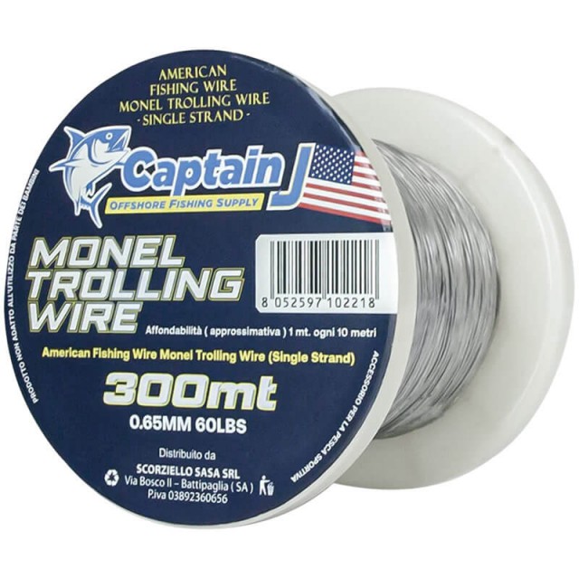 CAPTAIN J. MONEL TROLLING WIRE 300MT 
