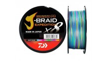 DAIWA J BRAID EXPEDITION X8 500M. MULTI COLOR 0.350mm.