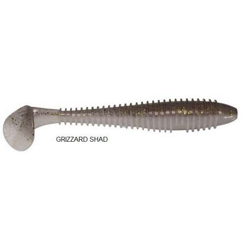 KEITECH SWING IMPACT FAT 3.3'' GRIZZARD SHAD 
