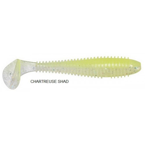 KEITECH SWING IMPACT FAT 3.8'' CHARTREUSE SHAD 