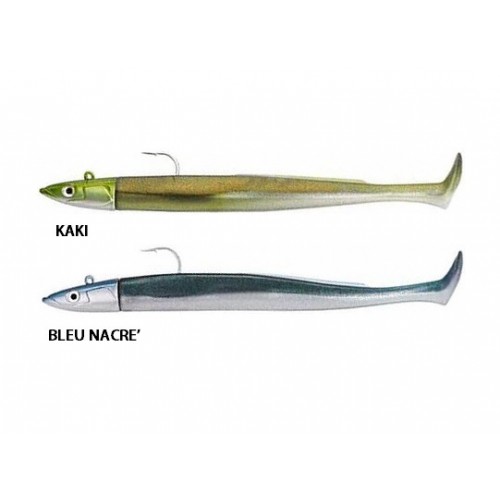 FIIISH CRAZY PADDLE TAIL 150 DOUBLE COMBO OFF SHORE KAKI+BLEU NACRE 20g. (CPT1226)