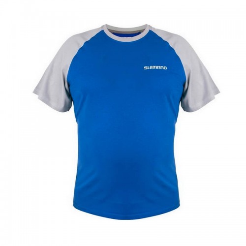 SHIMANO SHORT SLEEVE T-SHIRT BLUE XL