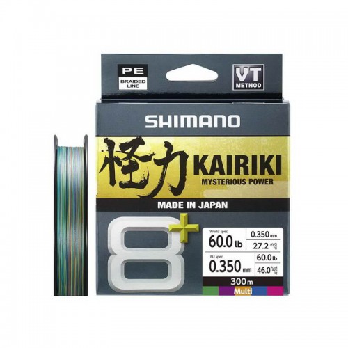 SHIMANO KAIRIKI 8+ 300mt. MULTI COLOR 0.350mm.