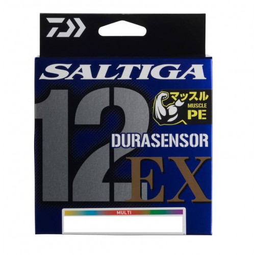 DAIWA UVF SALTIGA DURASENSOR x12EX+Si3 MULTICOLOR 0.160mm.