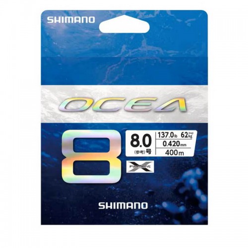 SHIMANO LINE OCEA BRAID 8 400M. 0.420mm.