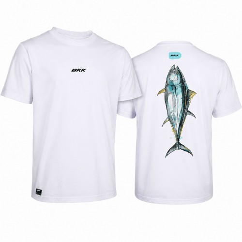 BKK SHORT SLEEVE CASUAL SHIRT TUNA WHITE M